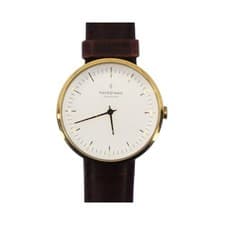 Image of NORDGREEN Native 32mm Women's Slim Watch - White & Brown