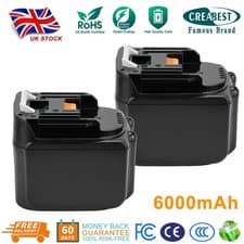 Image of 2x 14.4V 6.0Ah Li-ion Battery For Makita BL1430 BL1440 BL1415 194065-3 194066-1