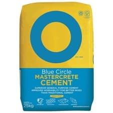 Image of Blue Circle Mastercrete Cement 25kg Multi Purpose Cement Concrete Bricklaying