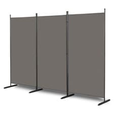 Image of 6Ft 3-Panels Room Divider Wall Privacy Screen Protector Foldable Freestanding