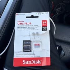 Image of SanDisk Ultra Plus 64GB micro SD XC Card UHS-1 U1 A1 V10