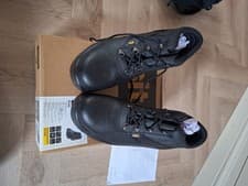 Image of Site Slate Black Steel Toe Cap Safety Work Boots UK Size 10