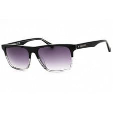 Image of Kenneth Cole New York Men's Sunglasses Black/Crystal Square Frame KC00040 03B