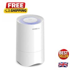 Image of Compact HEPA Air Purifier & Aroma Diffuser with Night Light - Whisper Quiet