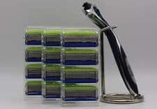 Image of Wilkinson Sword Hydro 5 Sensitive Mens Razor Blades pack of 4 8 12 handle