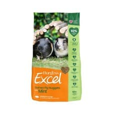 Image of Burgess Excel Guinea Pig Food Adult Nuggets With Mint 1.5kg 3kg 10kg High Fibre