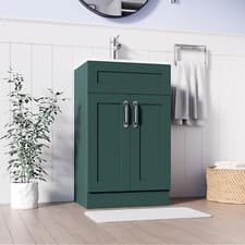 Image of Belofay Floor Standing Vanity Unit with basin | Bathroom Vanity Unit with basin