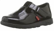 Image of Kickers's Junior Girls Fragma T-Bar Patent Leather Shoes