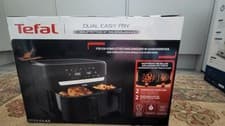 Image of Tefal Easy Fry Dual Air Fryer 8.3L 2 Drawers Extra Crisp 7 Programs EY901HG0