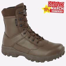 Image of Grafters Viper Ambush Mens WATERPROOF Leather Lace Up Boots Brown