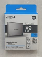 Image of Crucial X9 Pro 4TB External SSD USB-C..brand New &Sealed