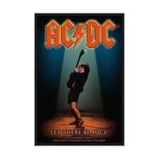 Image of AC/DC Standard Patch: LET THERE BE ROCK 2 : Official Merchandise Angus fan gift
