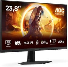 Image of AOC Q24G4RE 23.8" Widescreen IPS LED Black Monitor 2560x1440/0.5ms/HDMI Display