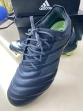 Image of Mens COPA 20.1 FG FIRM GROUND Football Boots Core Black/Signal Green