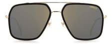 Image of CARRERA 273 MATTE BLACK GOLD FRAME HAVANA ARMS GRAY GOLD MIRROR LENSES 59-17-150
