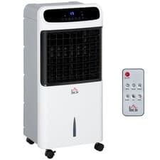 Image of HOMCOM Mobile Air Cooler, Evaporative Ice Cooling Fan Humidifier Unit