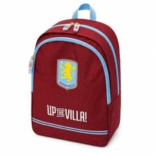 Image of Aston Villa FC Backpack Rucksack School Office Fan Gift Official Licensed