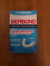 Image of SEABOND  Denture Fixative Seals 15 Lowers  