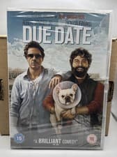 Image of Due Date DVD (2011) Zach Galifianakis Robert Downey Jr Comedy Brand New & Sealed