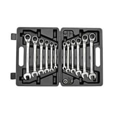 Image of Gedore RED 3300060 Combination Ratchet Wrench Set 16 Pieces 8-19 mm