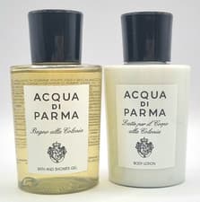 Image of 💛 Acqua Di Parma Colonia Bath & Shower Gel 75ml + Colonia Body Lotion 75ml, New