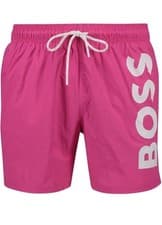 Image of HUGO BOSS Mens Pink Octopus Swim Shorts 2XL NEW Ref C1777