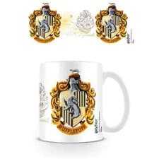 Image of Harry Potter Mug & FREE Coaster - Official Hufflepuff Crest Coffee Mug & Coaster