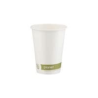 Image of Planet 12oz Single Wall Plastic-Free Cups (Pack of 50) PFHCSW12