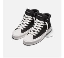 Image of Straye - Venice Black OG Unisex High Top Sneakers Men's Size 6 Women’s Size 7.5
