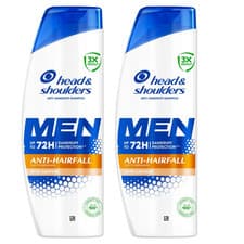 Image of 2 x Head & Shoulders Anti Hair Fall Men Anti Dandruff Shampoo 330ml Itchy Scalp