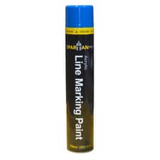 Image of 750ml Survey Line Marker Spray Paint Cans Temporary BLUE Acrylic Spartan Pro