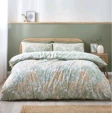 Image of Catherine Lansfield Forest Blossom King Reversible Duvet Set CHEAPEST ON EBAY