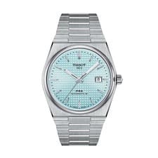 Image of New Tissot PRX Powermatic 80 Ice Blue 40mm Stainless Steel T1374071135100