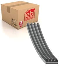 Image of 4 Ribbed Auxiliary V Belt Aux Multi 1028mm 4PK1028 Fits Irisbus Febi 28802