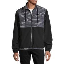 Image of Men's Airwalk Lightweight Windbreaker - Grey Camo Black - XL - NWT
