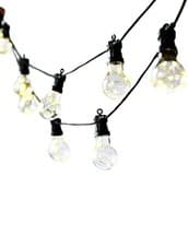 Image of Garden Trading Festoon Lights - Classic Black PVC Outdoor String Lighting