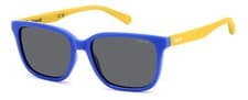 Image of POLAROID KIDS PLD 8063/S DCD BLUE YELLOW 49/14/130 JUNIOR Sunglasses