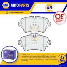Image of Brake Pads Set fits BMW 216 F46 1.5 Front 2014 on B38A15A NAPA 34106863293 New