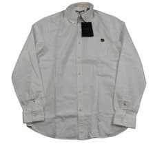 Image of Ted Baker Men's Caplet Long Sleeve Oxford Shirt, White. Size 3 (M UK)