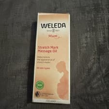 Image of Weleda Stretch Mark Massage Body Oil Mum 100ml BNIB