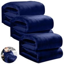 Image of Luxury Thick Mink Blanket Large Faux Fur Fleece Sofa Bed Throw Couch Warm Soft