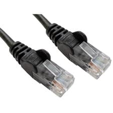 Image of Cables Direct Cat5e UTP 2m networking cable Black