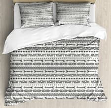 Image of Geometric Duvet Cover Set Aztec Inspired