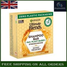 Image of Garnier Ultimate Blends Honey Treasures Shampoo Bar for Damaged Hair