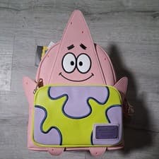 Image of Loungefly Patrick Star Mini Backpack Nickelodeon 20th Anniversary Spongebob New