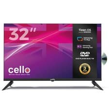 Image of Cello C3226TZF 32 inch Smart TV DVD TIZEN OS Freeview Freesat Cloud Gaming WiFi