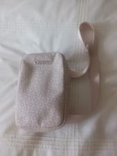 Image of PINK GUESS BAG, ADJUSTABLE STRAP, INSIDE PHONE POCKET, NEW