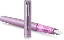 Image of Parker Vector XL Fountain Pen Fine Nib Lilac Metallic Black Ink