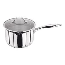 Image of Stellar Draining Saucepan - 7000 Profile range, 18cm, Steel, Dishwasher Safe