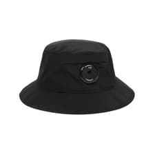 Image of *C.P Company Chrome-R Lens Bucket Hat in Black 999 CP